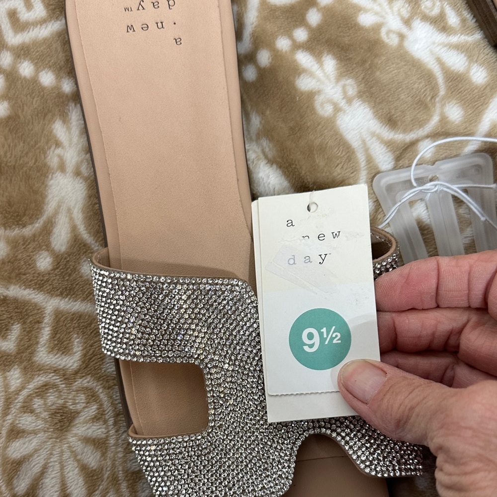 a new day Silver Embellished Slide Sandals - Picture 2 of 8